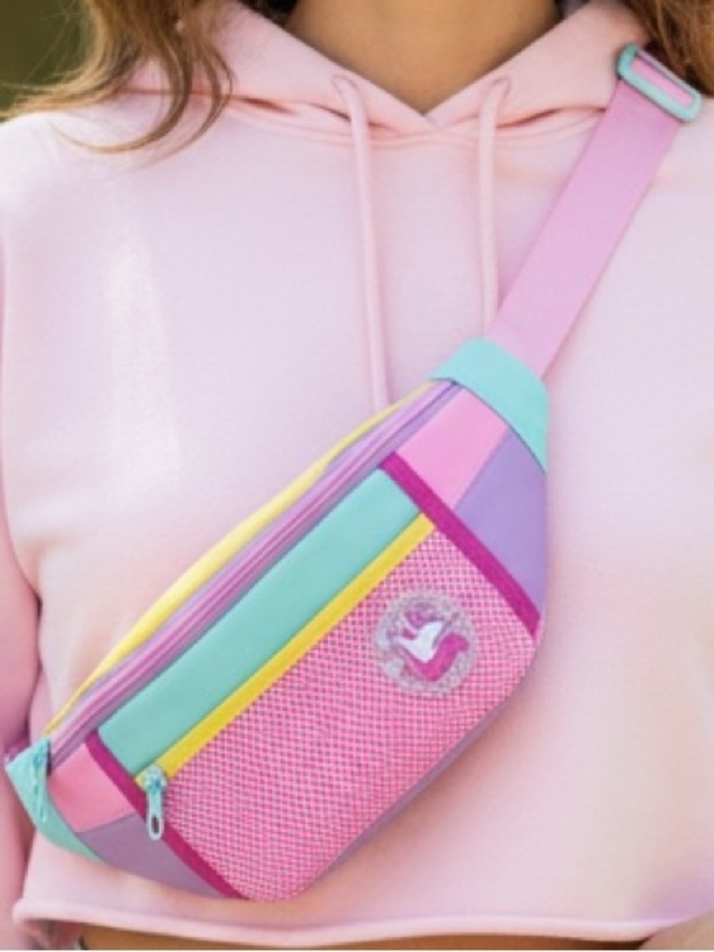 Girls Rainbow Unicorn Belt Bag – Adjustable & Fun